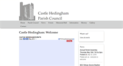 Desktop Screenshot of castlehedingham.org